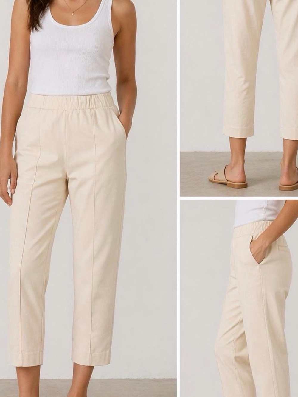 Everlane Dream Pant in Cream